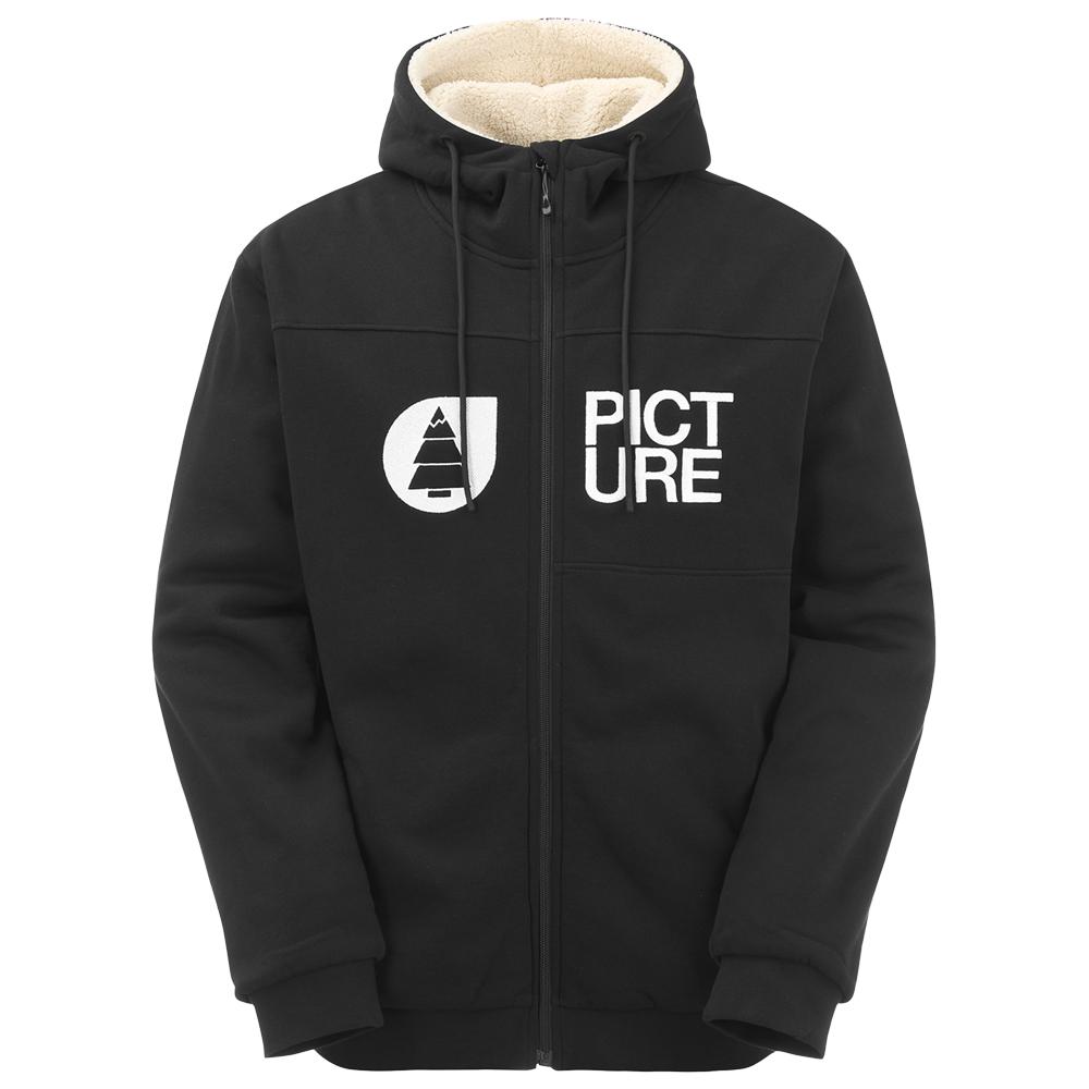 Picture - Basement Plush Zip Black - XL - Sweatshirt