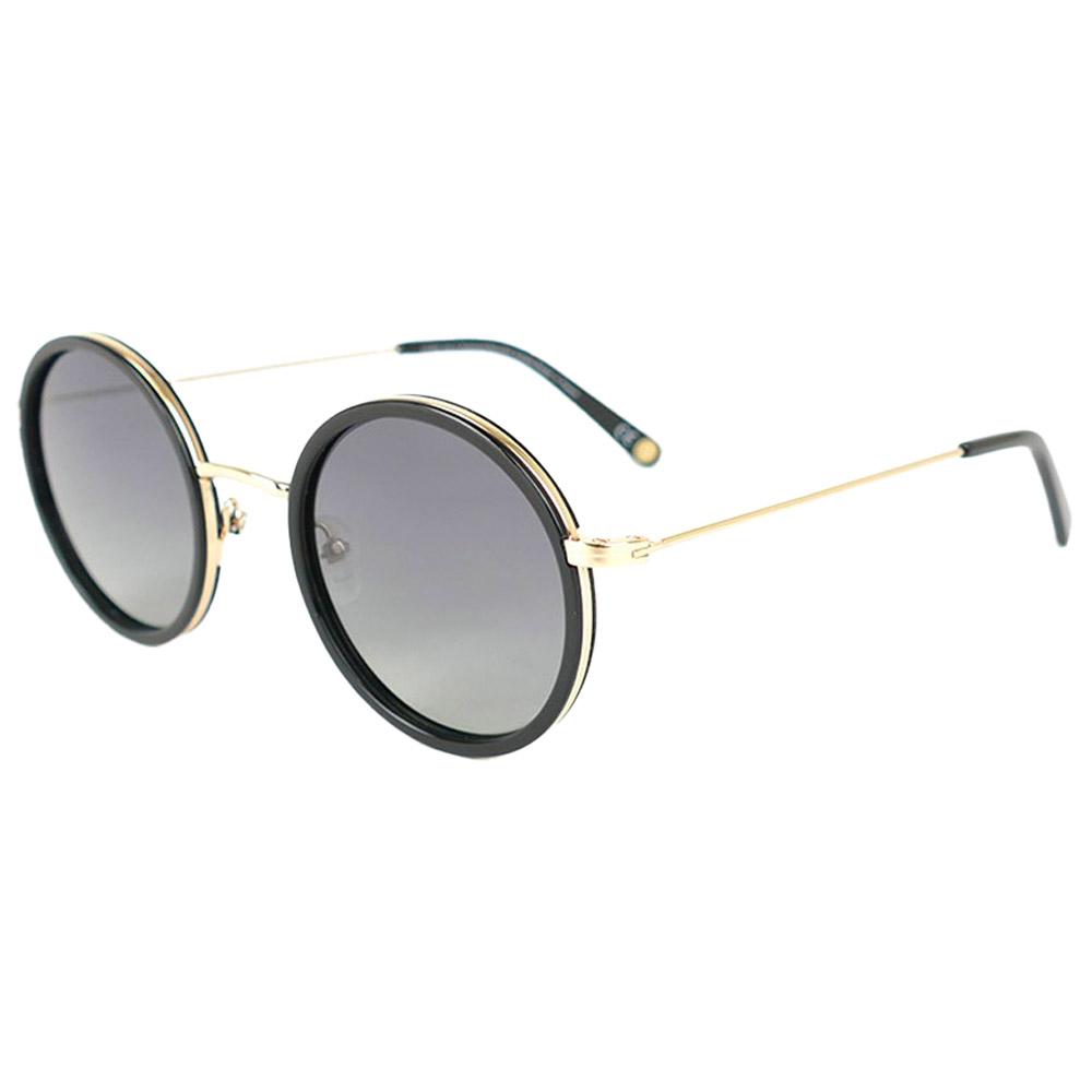 Binocle Eyewear - Amsterdam Or Brillant Noir Gradient Grey Polarized - Sonnenbrille - Schwarz - Damen - Glisshop.de