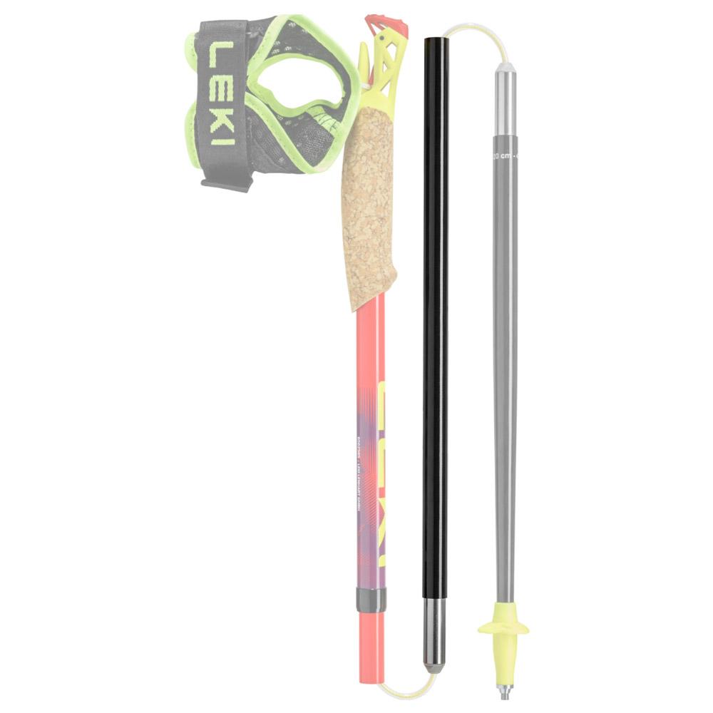 Leki - Middle Section 2 14 Carbon (Ultratrail Fx.One) Natural Carbon Black - 120-125 - Sticks