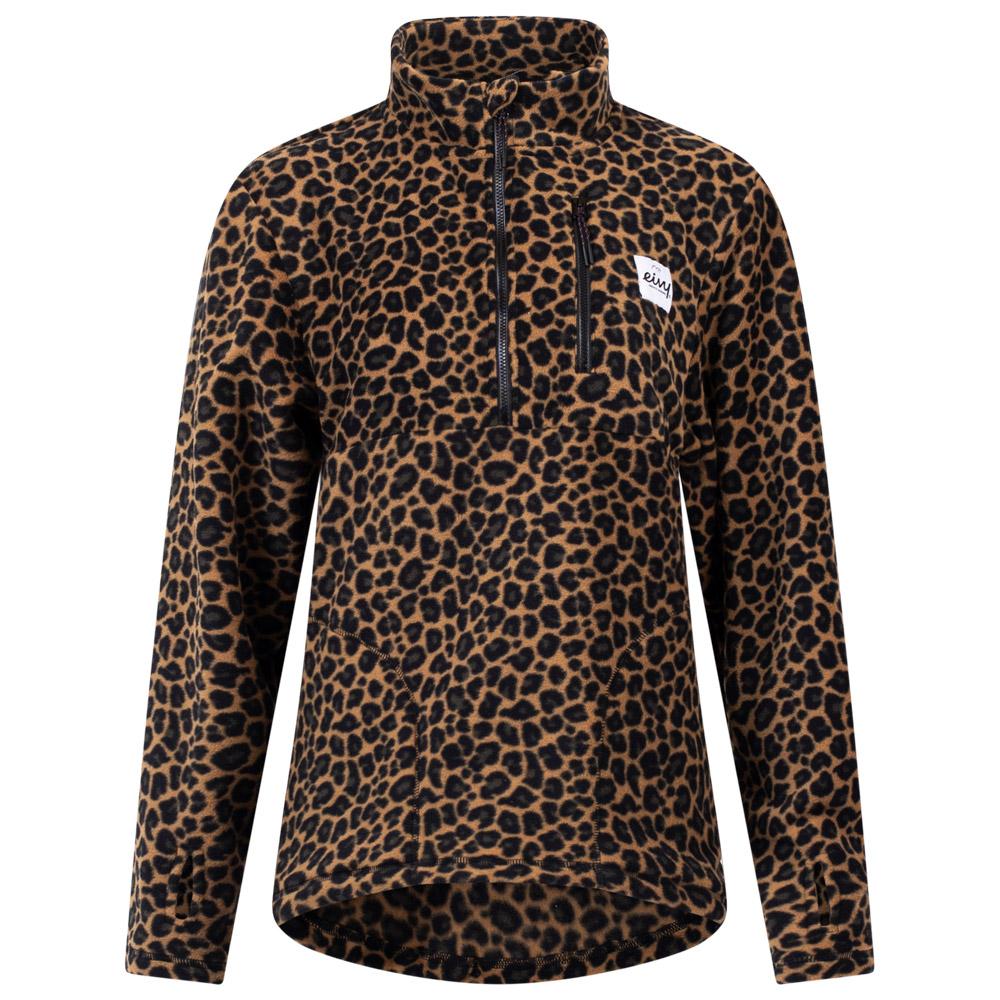 Eivy - Techlight Halfzip Fleece Leopard - M - Fleece - Größe M - Leopard - Damen - Glisshop.de