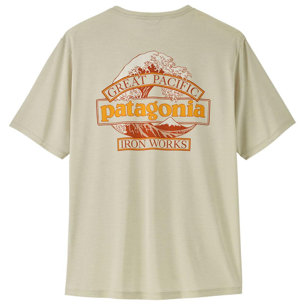 Patagonia - Cap Cool Daily Great Waves Dyno White - M - Hiking tee-shirt