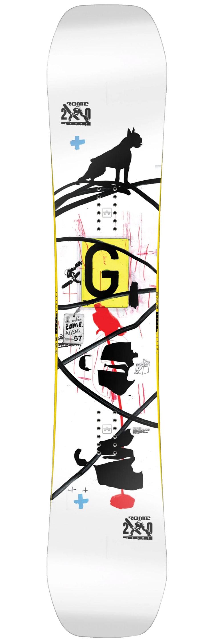 Rome Snowboard Agent 20th Anniversary - Winter 2023 | Glisshop