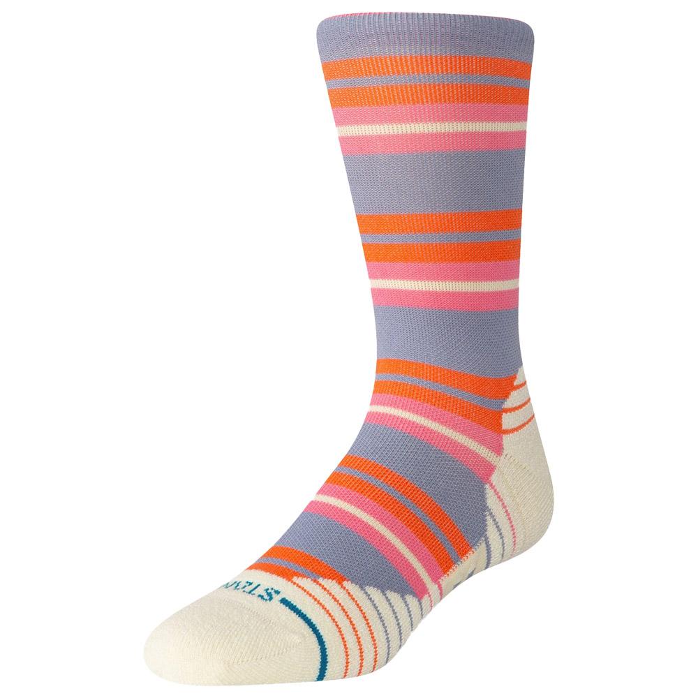 Stance - Perf Run Womens Crew Mid Cushion Sock Lennon Blue - S - Socks