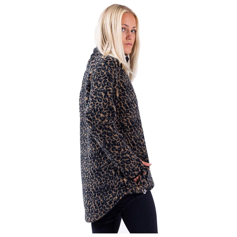 Leopard Eivy Redwood Sherpa Coat Eivy Fleece Redwood Sherpa Jacket