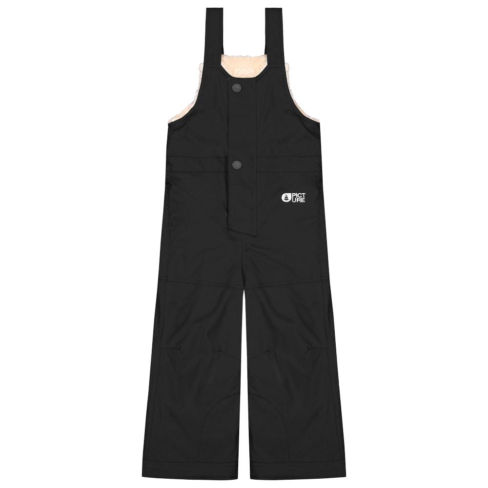 Picture - Snowy Toddler Bib Black - 5 - Technical pants