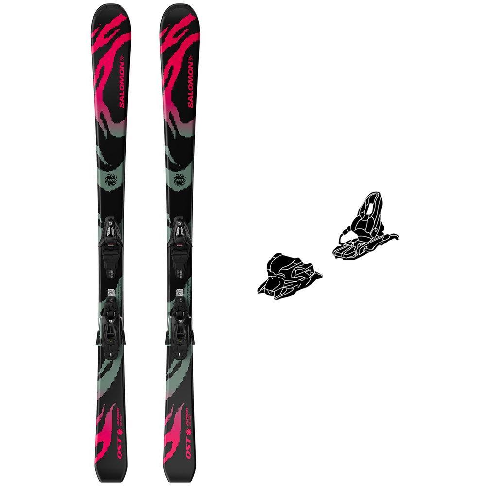 Salomon - Pack Ski L Qst Jr Black S - 100 + L C5 Gw J75 Black Silver - Ski