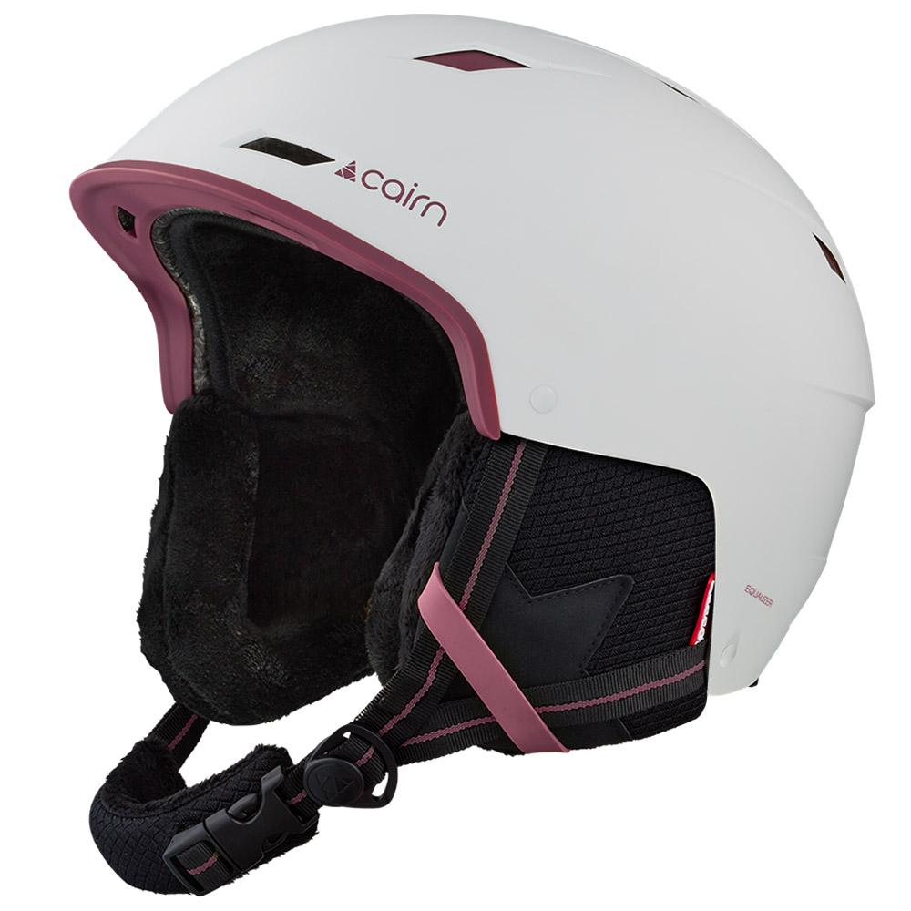 Cairn - Equalizer Pure Mat White Dahlia - S - Helm - Größe S - Weiß - Glisshop.de