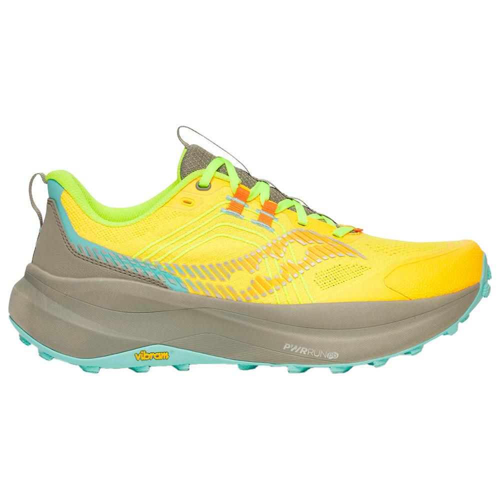 Saucony - Xodus Ultra 4 Vizigold Laurel - 11.5 - Trailrunning-Schuhe - Größe 11.5 - Gold - Herren - Glisshop.de
