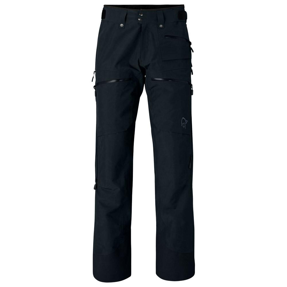 Norrona - Lofoten Gore-Tex Insulated Pant Caviar - S - Funktionshose - Größe S - Schwarz - Herren - Glisshop.de