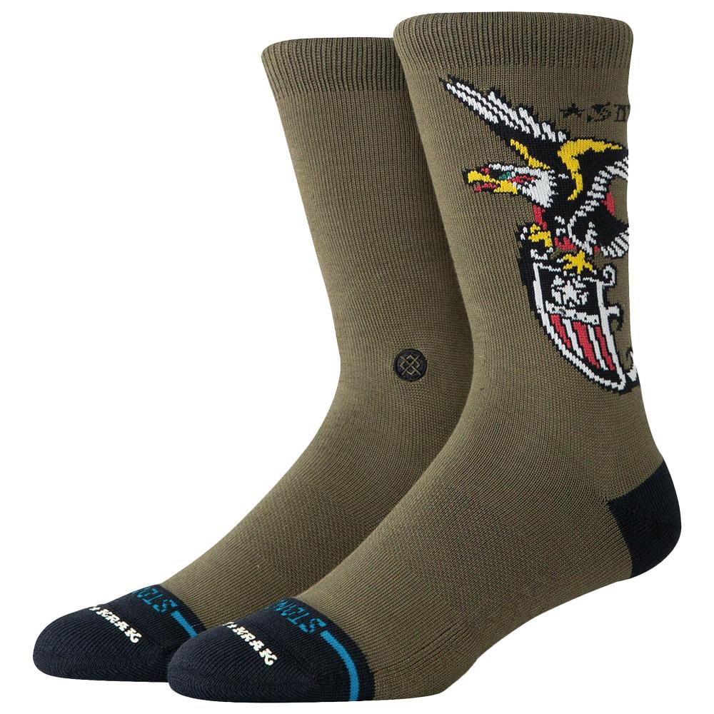 Stance - Crew Sock II The Eagle Crew Military Green - M - Socks