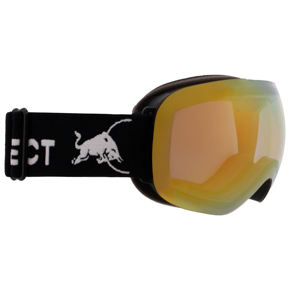 Red Bull Spect - Bent Matt Black Brown Gold Chrom-X - Goggles