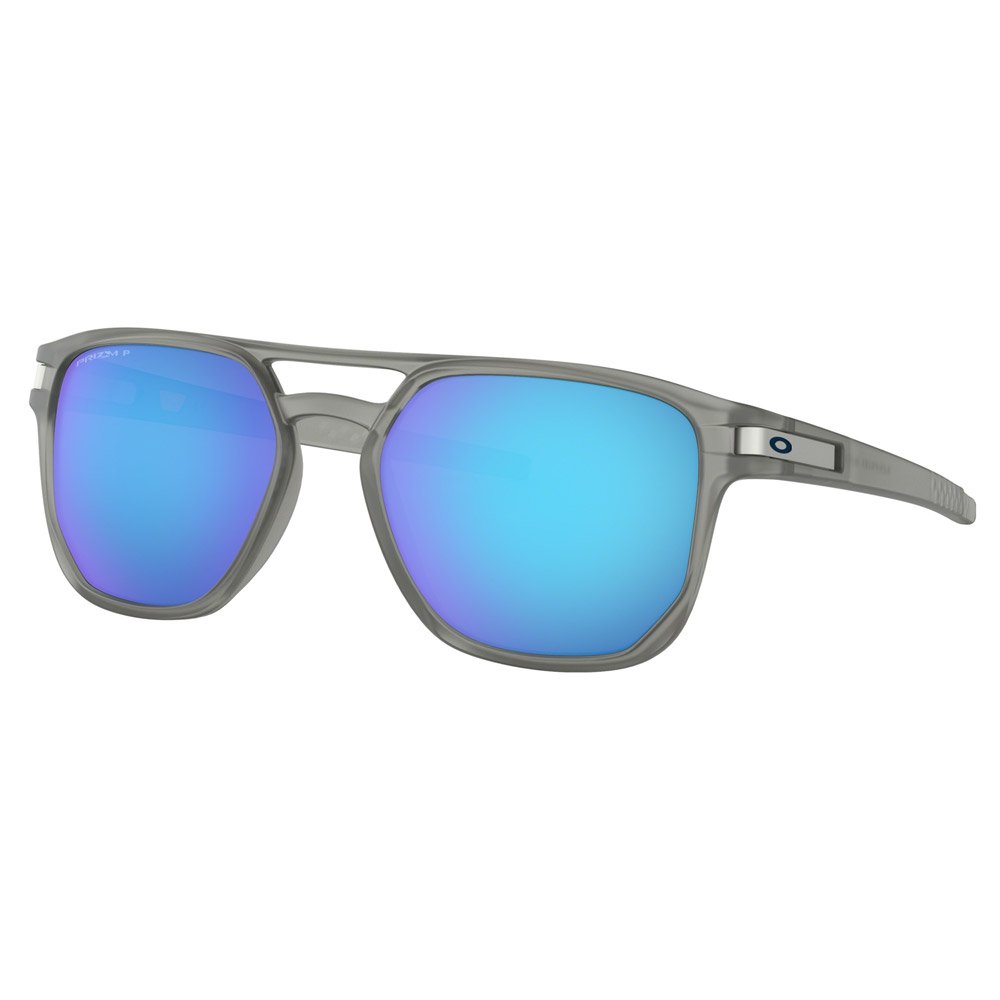 Oakley Sunglasses Latch Beta Matte Grey Ink Prizm Sapphire Polarized -  Summer 2021 | Glisshop