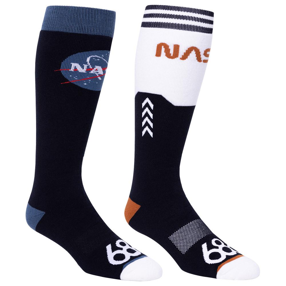 686 Socks Nasa Sock 2 Pack Assorted Winter 2024 Glisshop