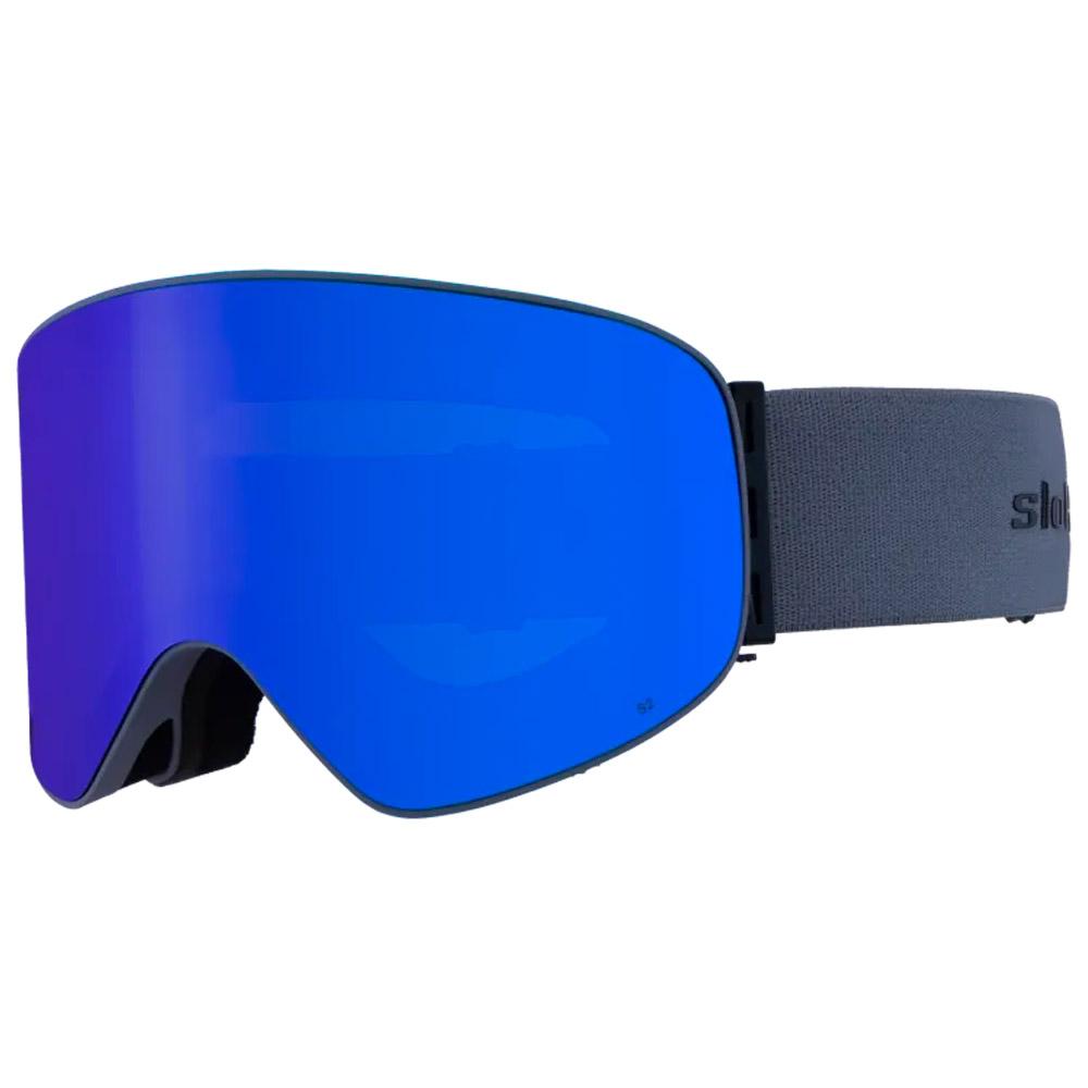 Slokker - Ziller Matt Grey Blue Mirror - Skibrille - Blau - Glisshop.de