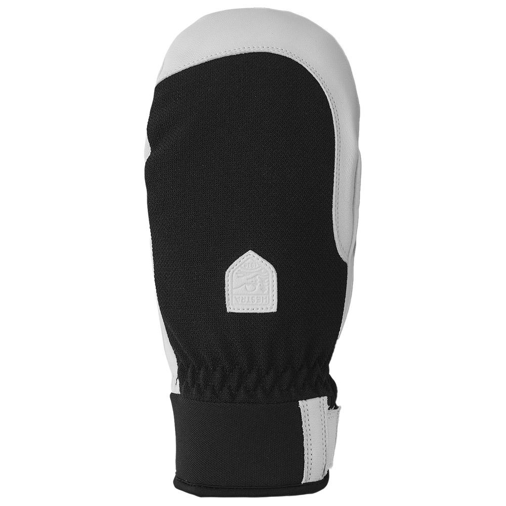 Hestra - Army Leather Patrol Female Mitt Black - 9 - Fäustling - Größe 9 - Schwarz - Damen - Glisshop.de
