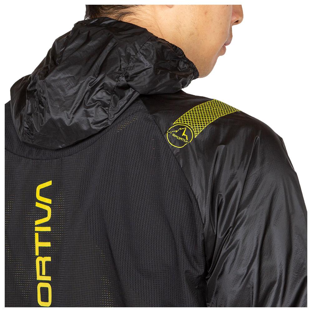 La Sportiva Trail jacket Blizzard Windbreaker Jkt M Yellow Black Summer 2022 Glisshop