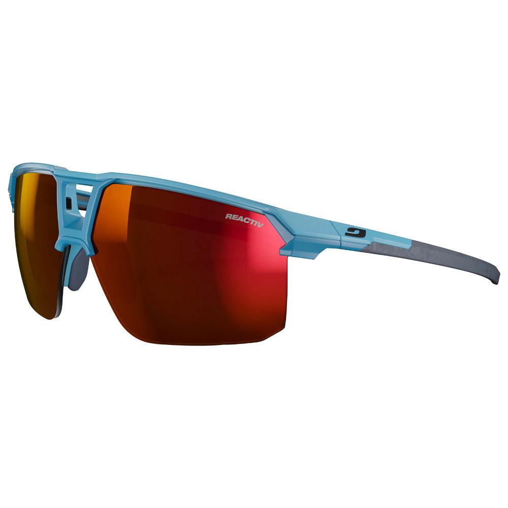 Julbo - Liry Mat Bleu Bleu Brillant Reactiv 0-3 High Contrast - Sonnenbrille - Blau - Glisshop.de