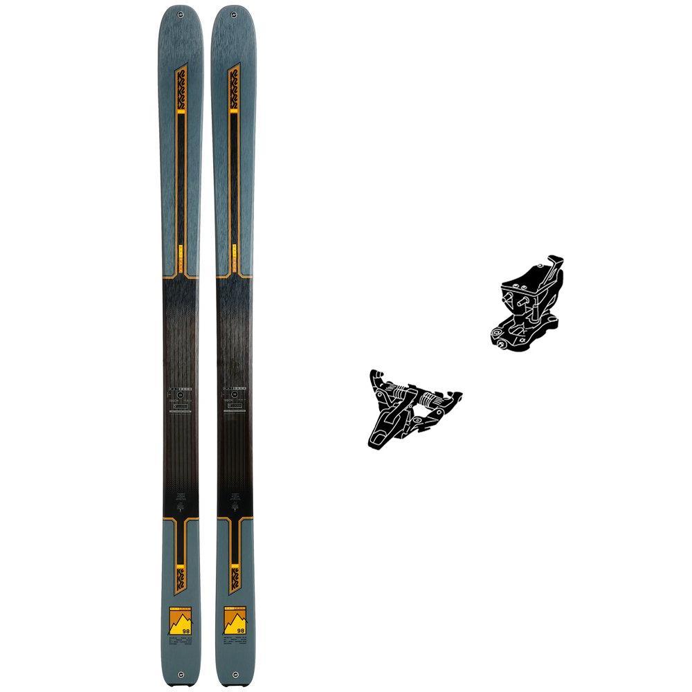 K2 - Touring ski set Wayback 98 + bindings - Touring skis