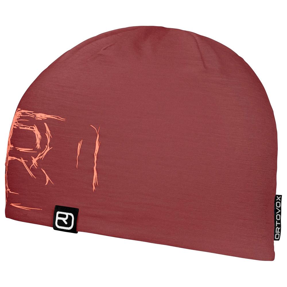 Ortovox - 120 Tec Logo Beanie Mountain Rose - Mütze - Rosa - Glisshop.de