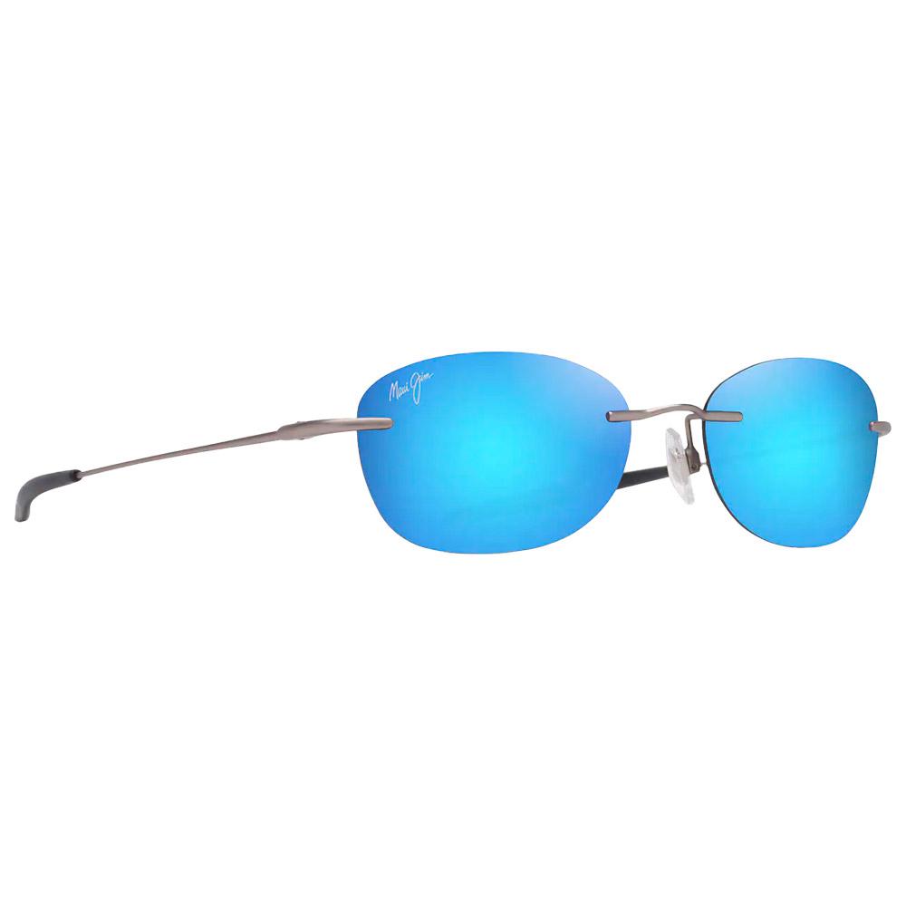 Maui Jim - Kaila Matte Light Ruthenium Blue Hawaii MauiUltra - Sunglasses