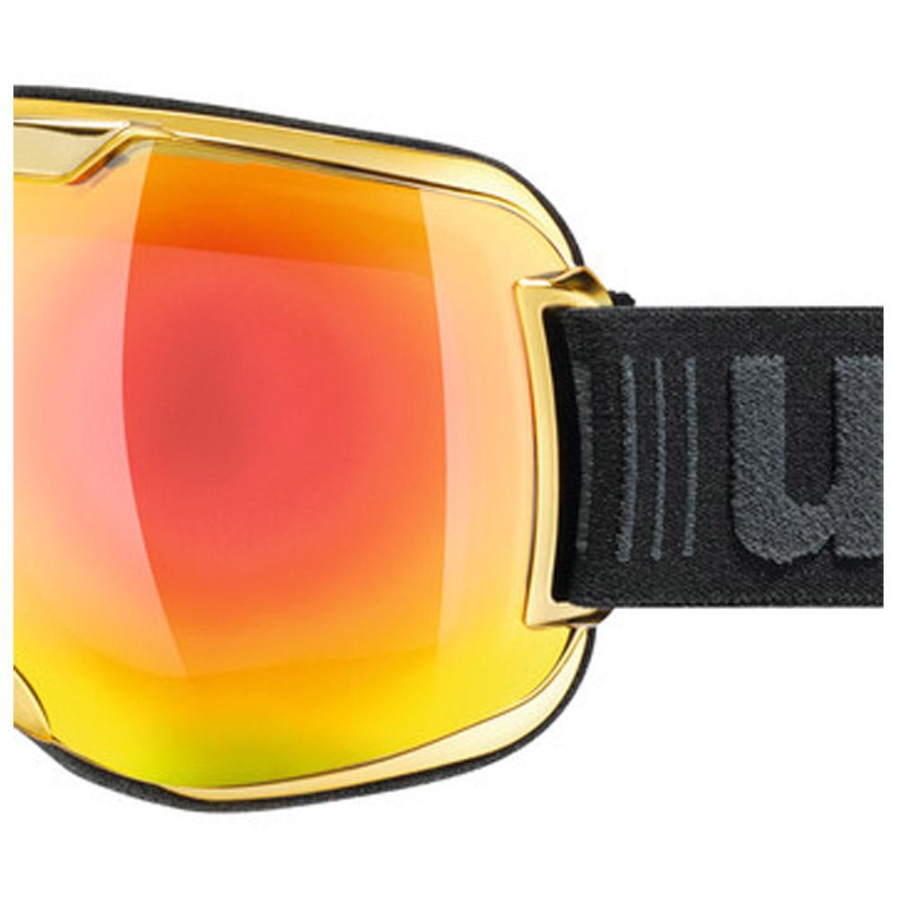 Uvex Goggles Downhill 2000 FM Chrome Yellow Chrome Mirror Yellow