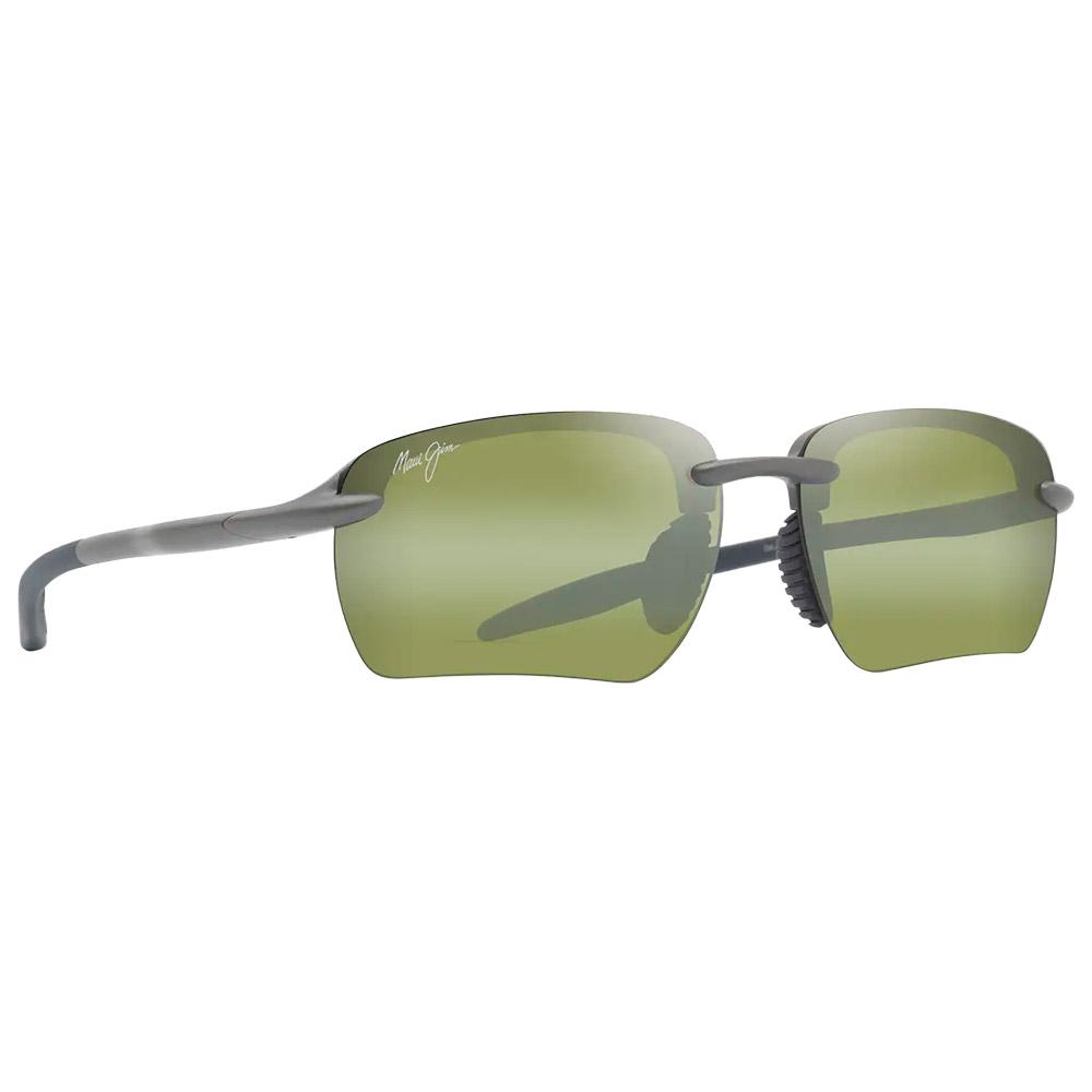 Maui Jim - Hookipa Ultra G Asian Fit Metal Matte Grey Ht Green Photochromic MauiUltra - Sonnenbrille - Grün - Glisshop.de