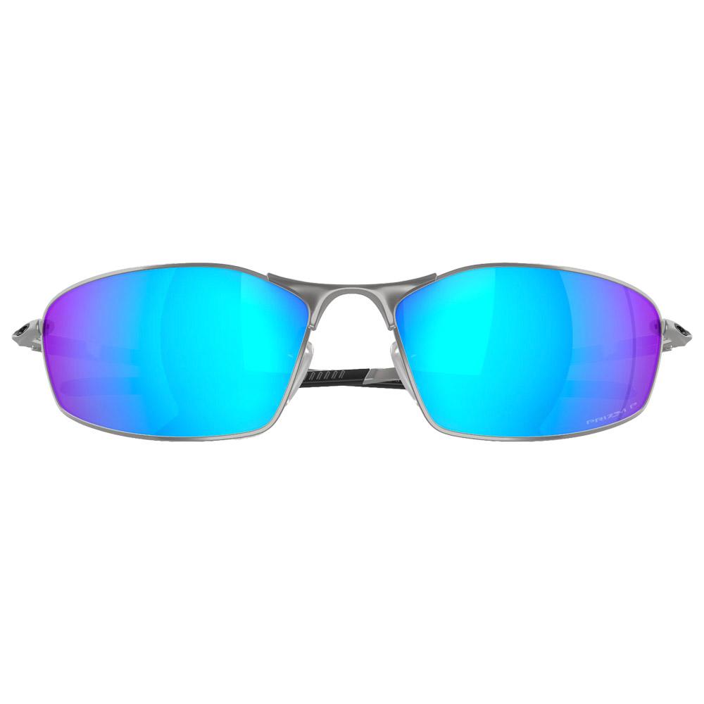 Oakley Sunglasses Whisker Satin Chrome Prizm Sapphire Polarized