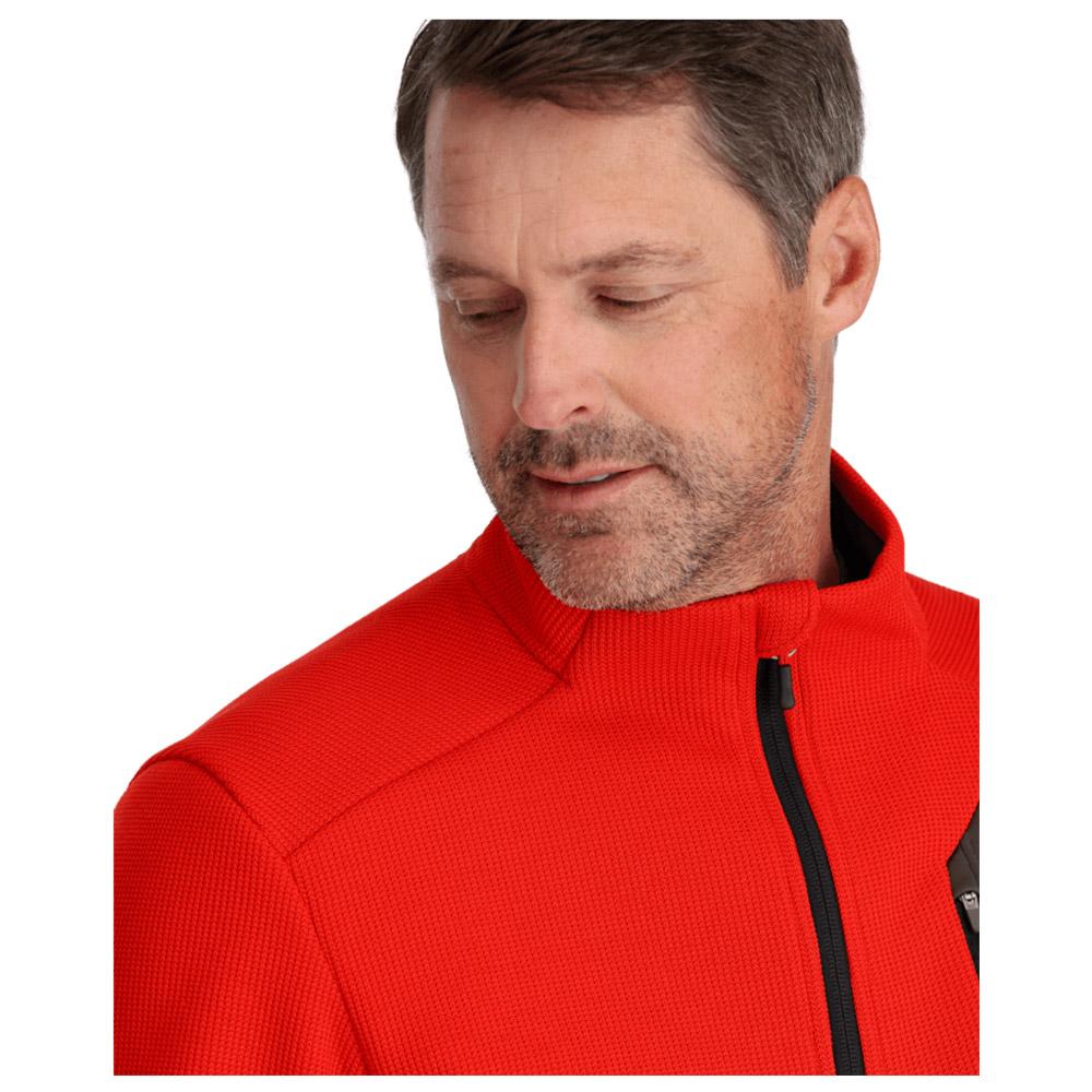 Spyder Fleece Bandit Half Zip Volcano Winter 2024 Glisshop