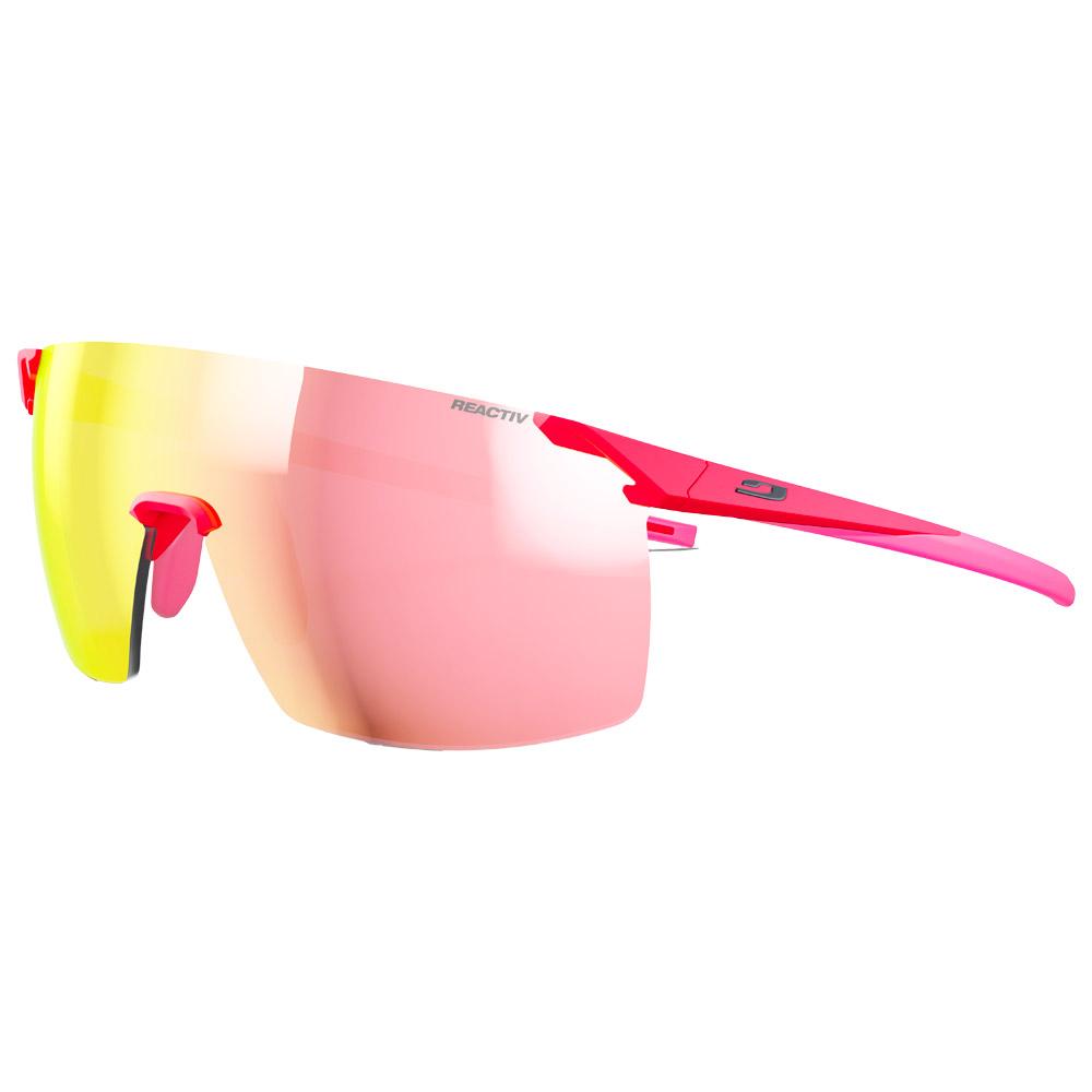 Julbo - Faster M Mat Rose Fluo Reactiv 1-3 Light Amplifier - Sunglasses