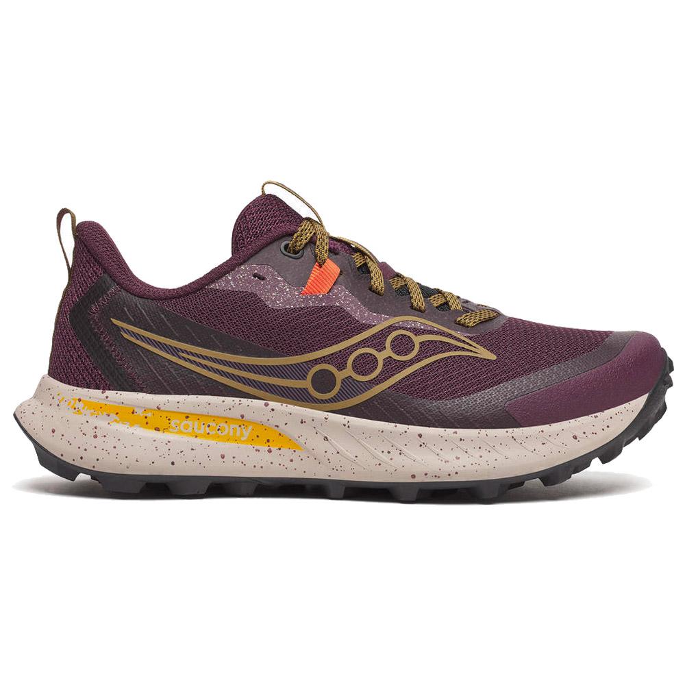 Saucony - Peregrine 15 Wmn Wine Kodiak - 9 - Trail shoes