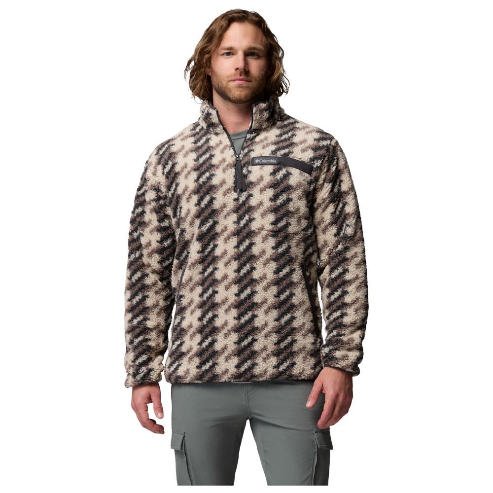 Columbia - Rugged Ridge High Pile Half Zip Dark Stone Twillls - XL - Fleece