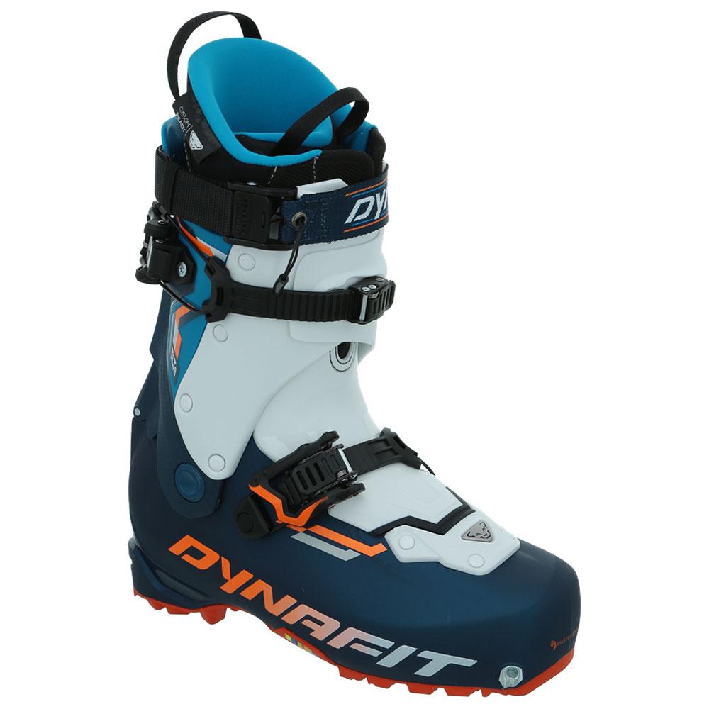 DYNAFIT TLT8 Expedition CR Scarponi Da Sci Alpinismo Uomo - Colore Poseidon/Fluo Orange, Grilamid, Carbonio, 103 Mm
