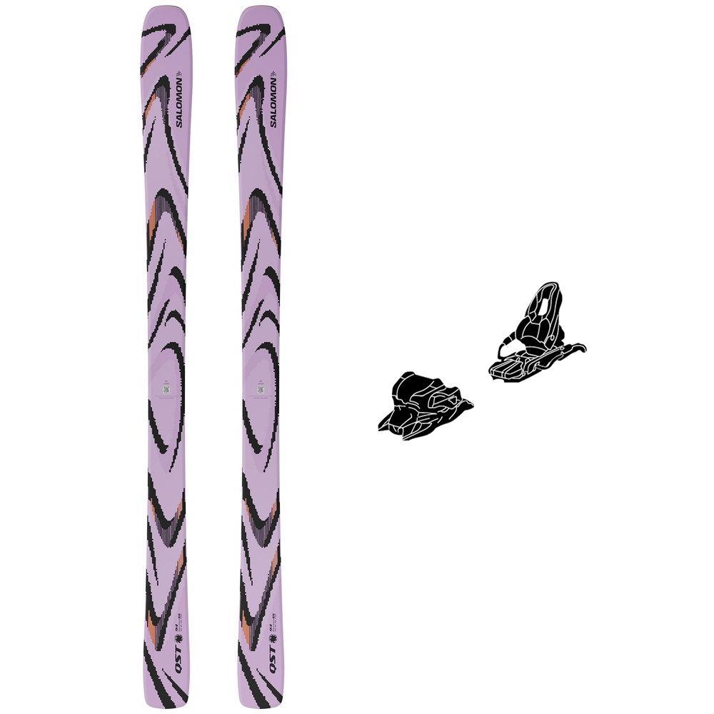 Salomon - Ski-Set Qst 94 Lilac + Bdg - Ski