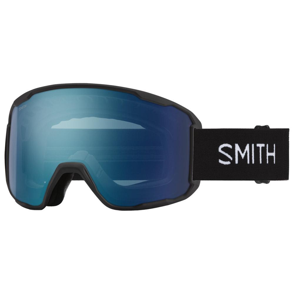 Smith - Preview Black Chromapop Everyday Blue Mirror - Skibrille - Schwarz - Glisshop.de