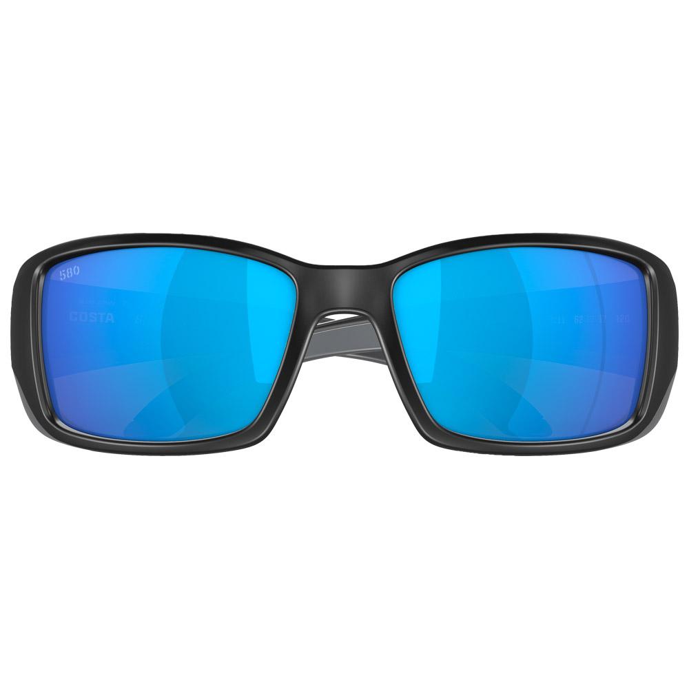 Costa Del Mar Zonnebrillen Blackfin Matte Black Blue Mirror Polarized Vooraanzicht Costa Del Mar Zonnebrillen Blackfin Matte Black Blue Mirror Polarized Vooraanzicht