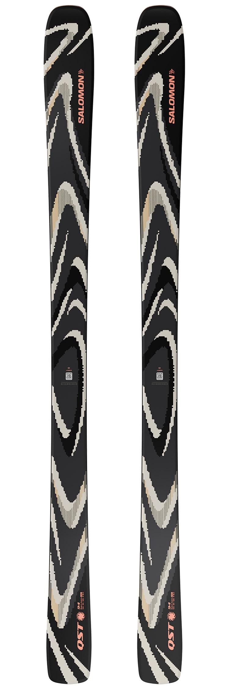 Salomon - Qst 94 Black - 156 - Ski - Größe 156 - Schwarz - Glisshop.de