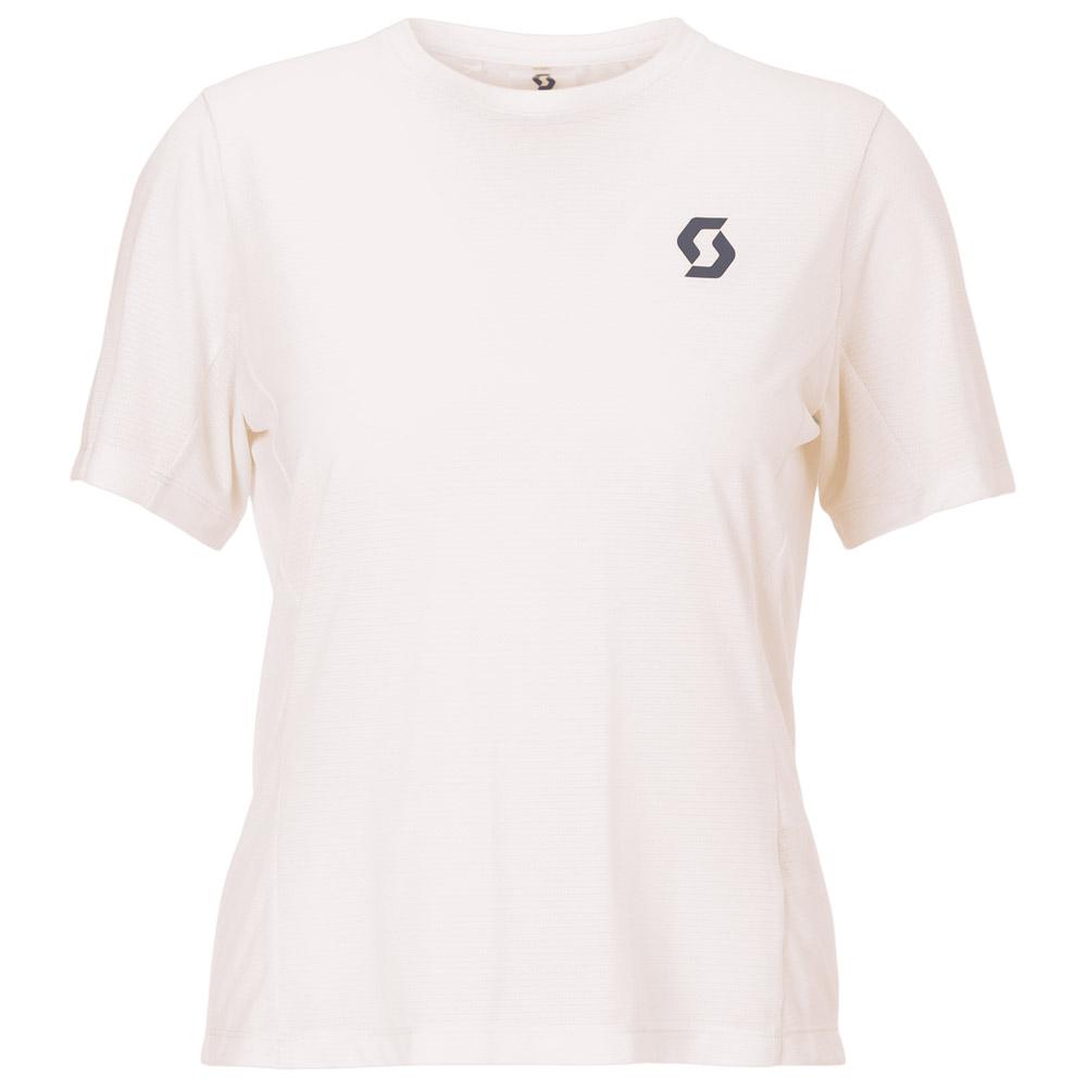 Scott - W's Endurance Light Short Sleeve Cotton White - XS - Trail T-Shirt - Größe XS - Weiß - Damen - Glisshop.de
