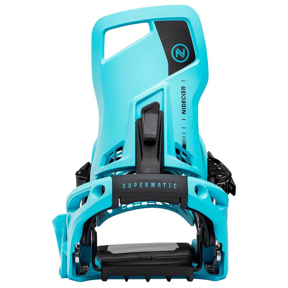 Nidecker Snowboard binding Supermatic Cyan - Winter 2025 | Glisshop