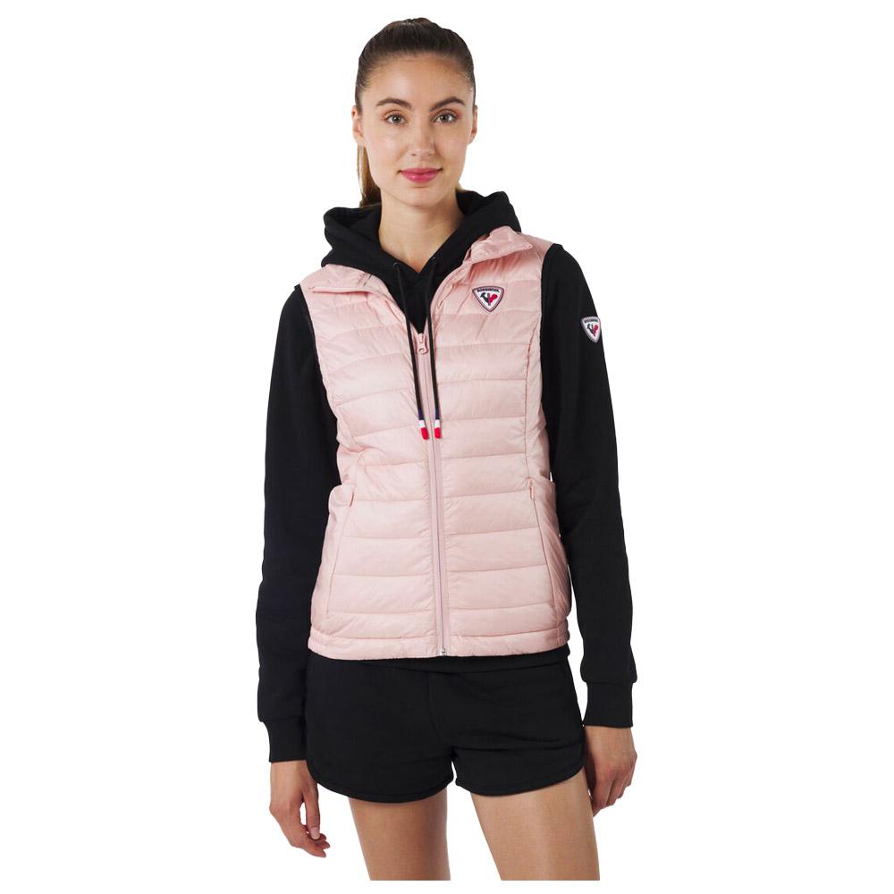 Rossignol - W Rossi Light Vest Power Pink - S - Down vest