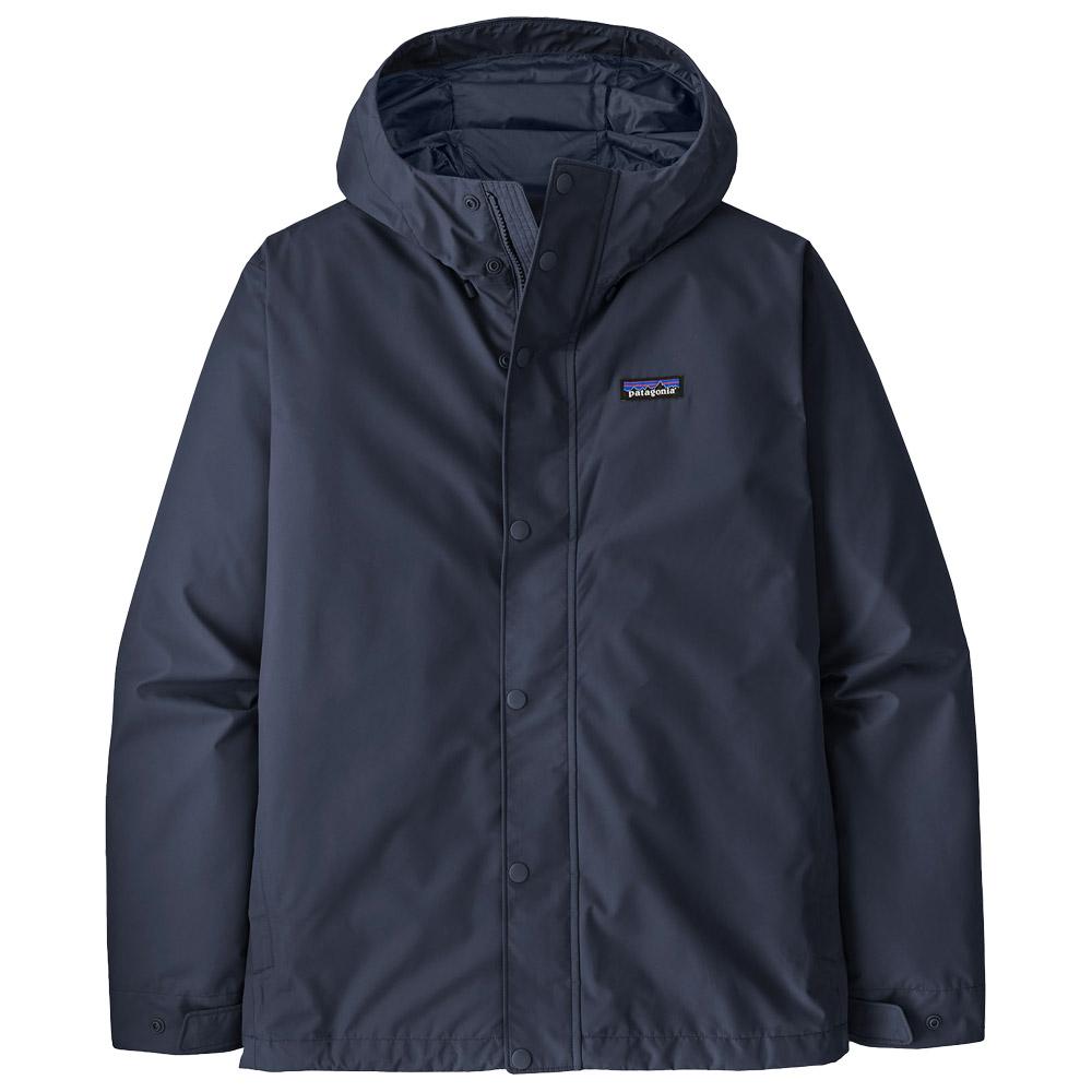 Patagonia - M's Jackson Glacier Rain New Navy - S - Wanderjacke - Größe S - Blau - Herren - Glisshop.de