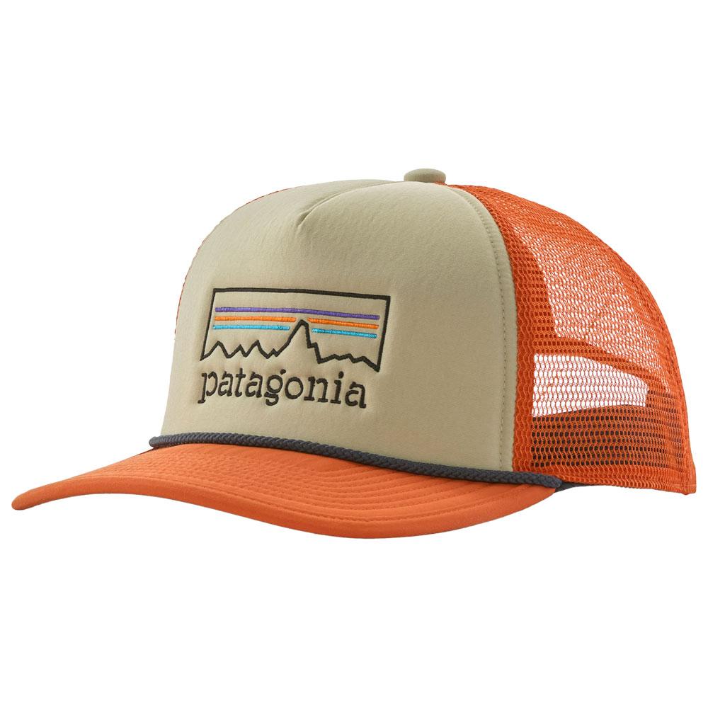 Patagonia - Broadcaster Hat Fitz Roy Strata Weathered Stone - Cap - Rot - Glisshop.de
