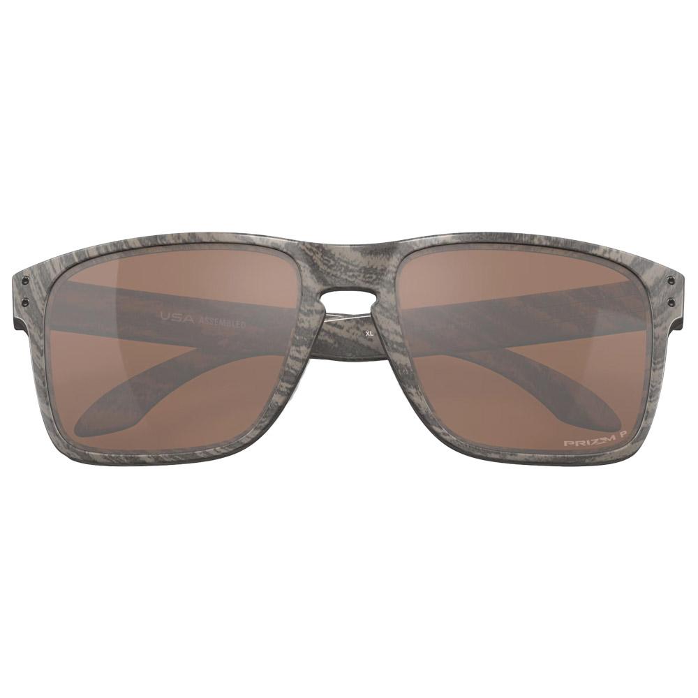 Zonnebrillen Oakley Holbrook XL Woodgrain Prizm Tungsten Polarized