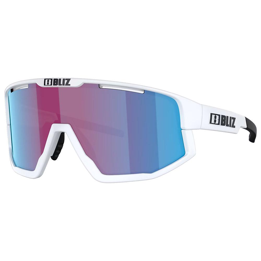 Bliz - Fusion Matte White Nano Optics Nordic Light Begonia Violet Blue Multi - Sonnenbrille - Weiß - Glisshop.de