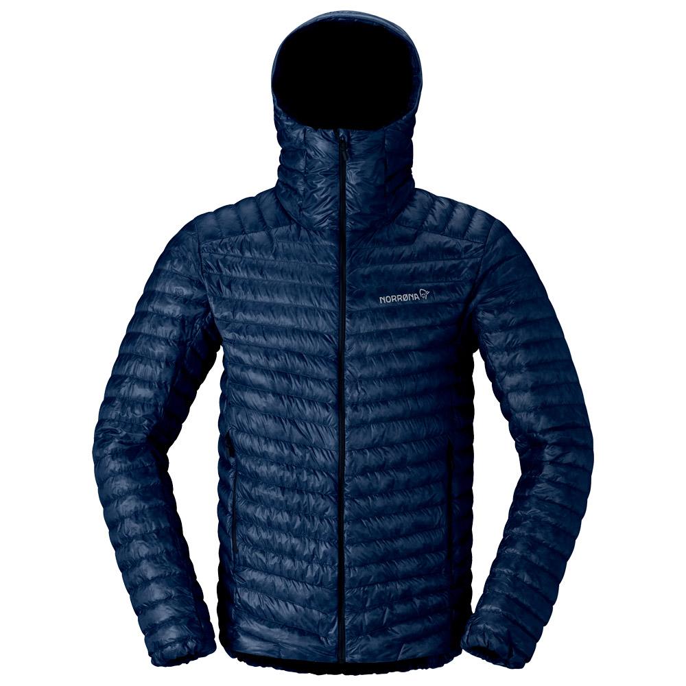 Norrona - Trollveggen Down 800 Super Light Hood Indigo Night - XL - Daunenjacke