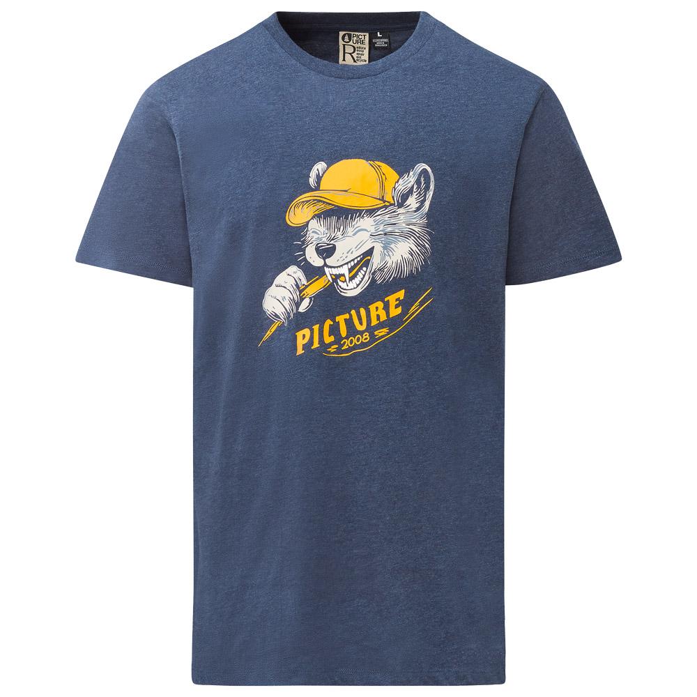 Picture - Ryker Dress Blues Melange - L - T-Shirt