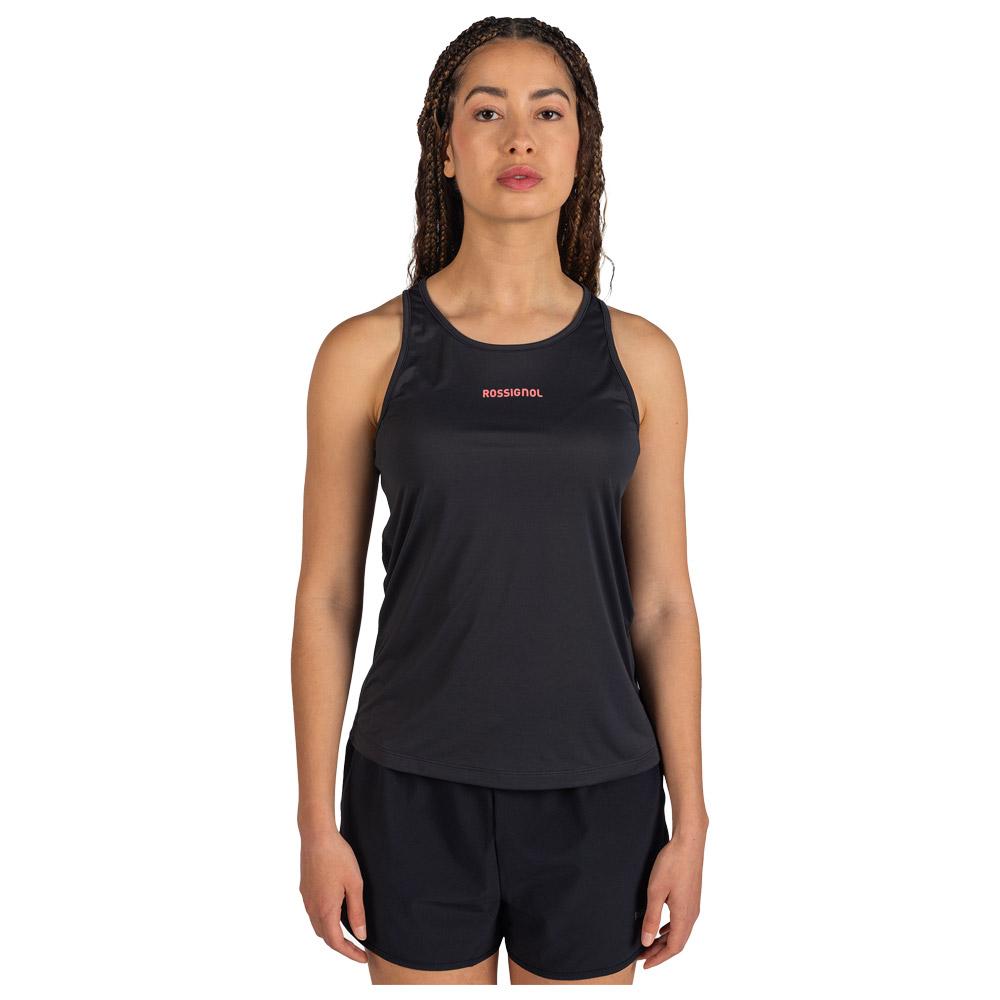 Rossignol - W Sidelhorn Tank Black - S - Hiking tee-shirt