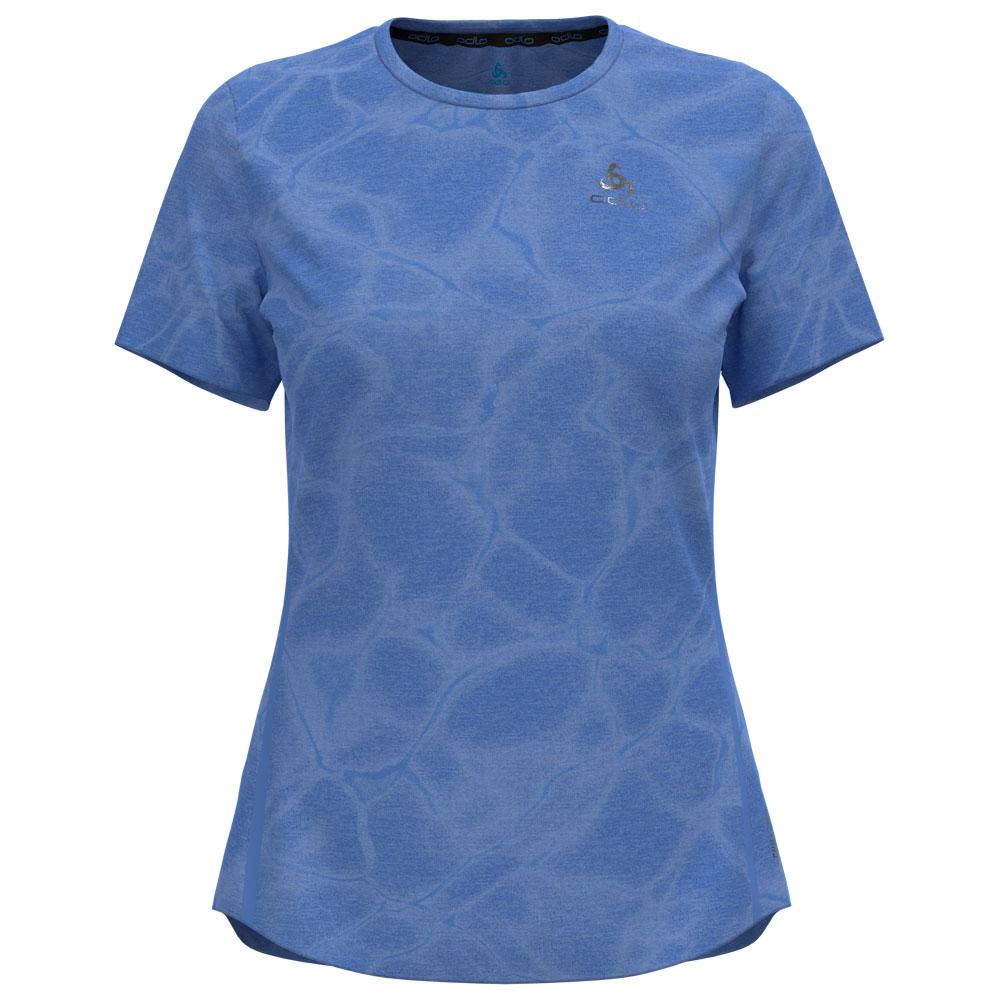 Odlo - Zeroweight Engineered Chill-Tec W Persian Jewel Melange - S - Trail T-Shirt - Größe S - Rot - Damen - Glisshop.de
