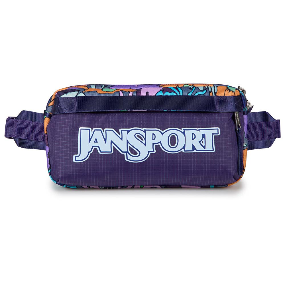 Jansport - Washington Waistpack 1L Melted Blooms Yellow - Hüfttasche - Gelb - Glisshop.de