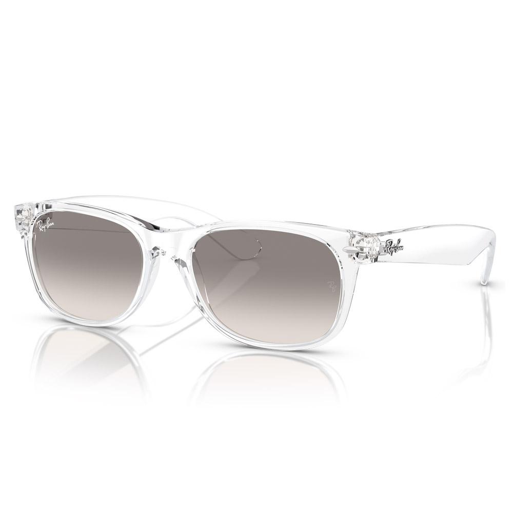 Ray Ban - RB2132 New Wayfarer Classic Polished Transparent Light Grey Gradient - 55 - Sonnenbrille