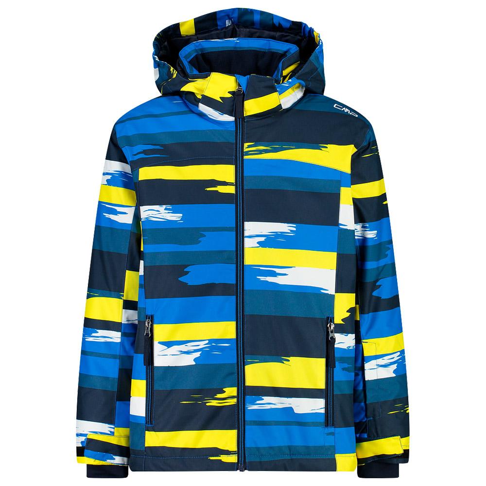 CMP - Kid Jacket Snaps Hood Royal Blue Blue - 152 - Ski Jacket